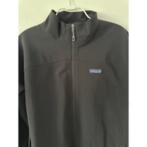 Patagonia Adze Jacket Womens XL Black Softshell Windproof Full Zip Lined NWT